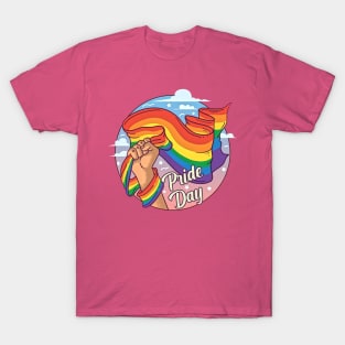 Pride day flag T-Shirt